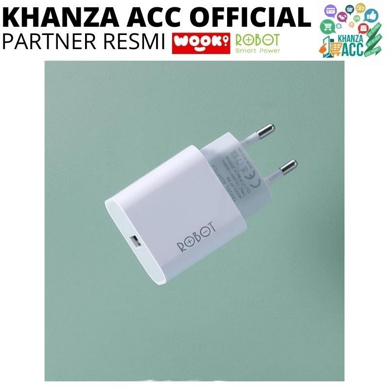 KHANZAACC Charger Robot RT-K8 10W 2A Small &amp; Portable ( 1 Kotak 10 Pcs )