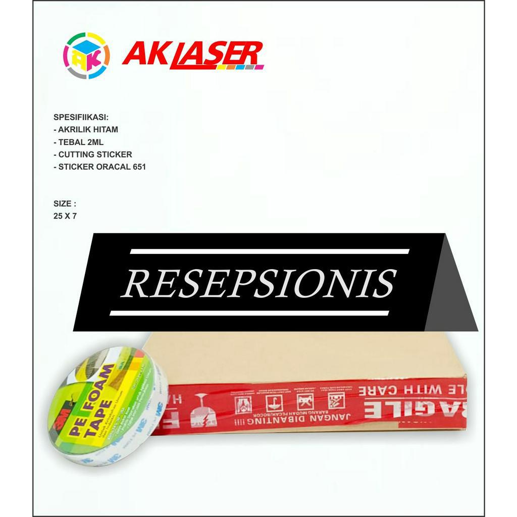 

H7Y Akrilik Resepsionis Acrylic Signage kasir acrylic custom