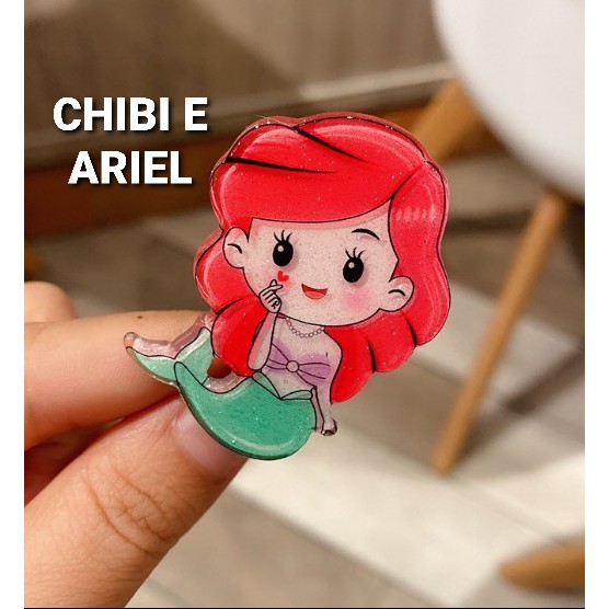 JEPIT RAMBUT CHIBI MOTIF PRINCESS / JEPITAN RAMBUT / AKSESORIS ANAK KOREA IMPORT /JEPIT PONI PRINCES