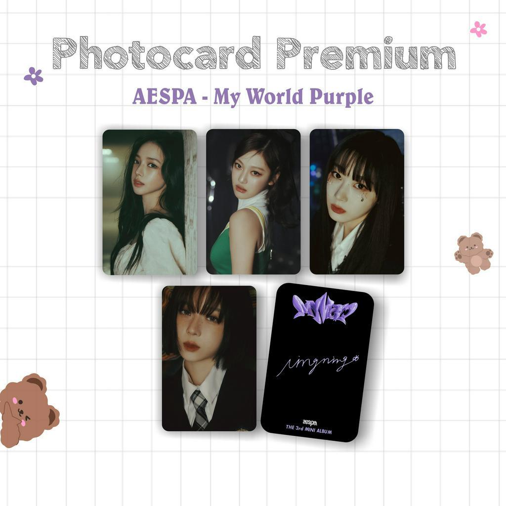 Photocard PREMIUM AESPA DRAMA My World SG 2024