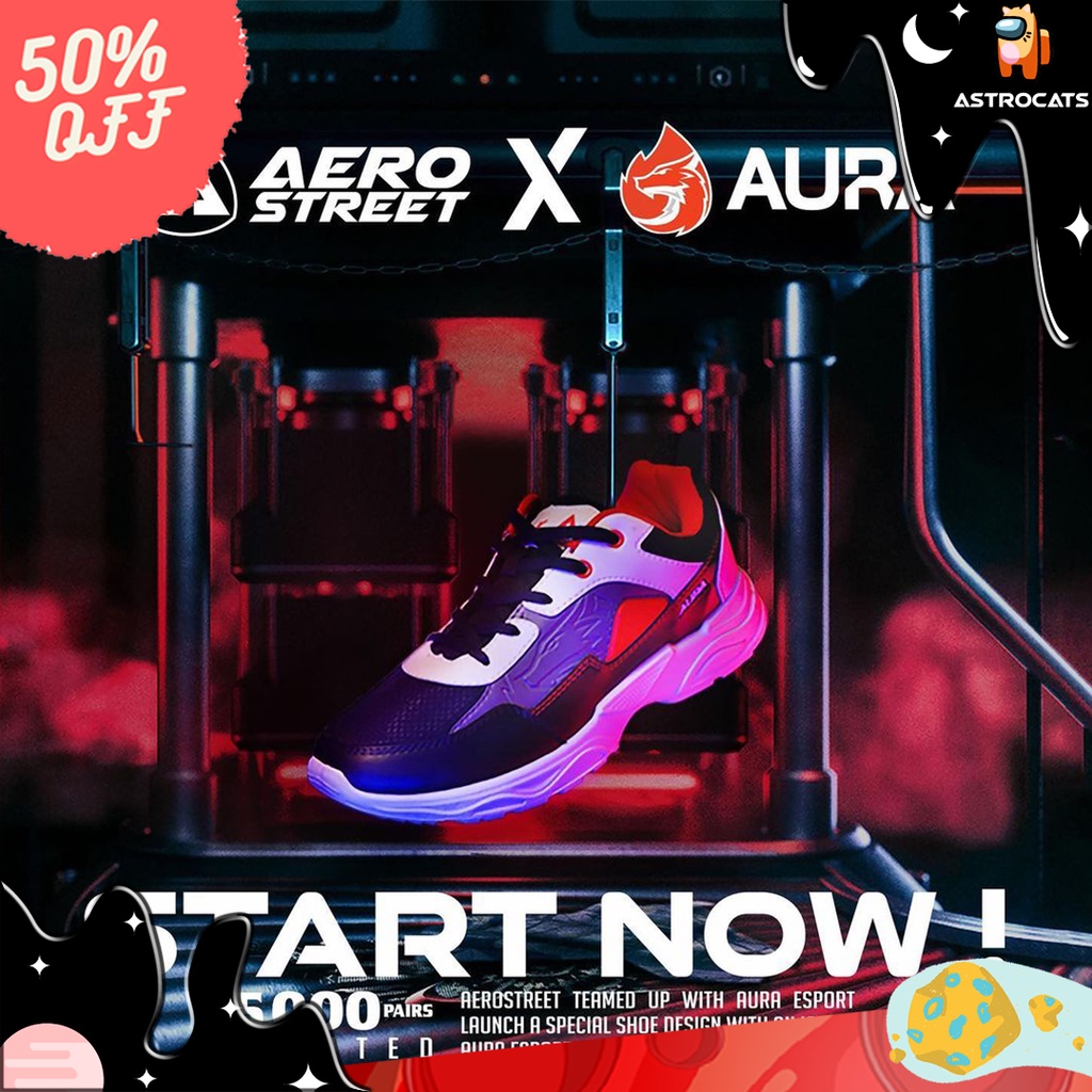 Sneakers Aerostreet X AURA Esports The Fire In You - Limited Edition