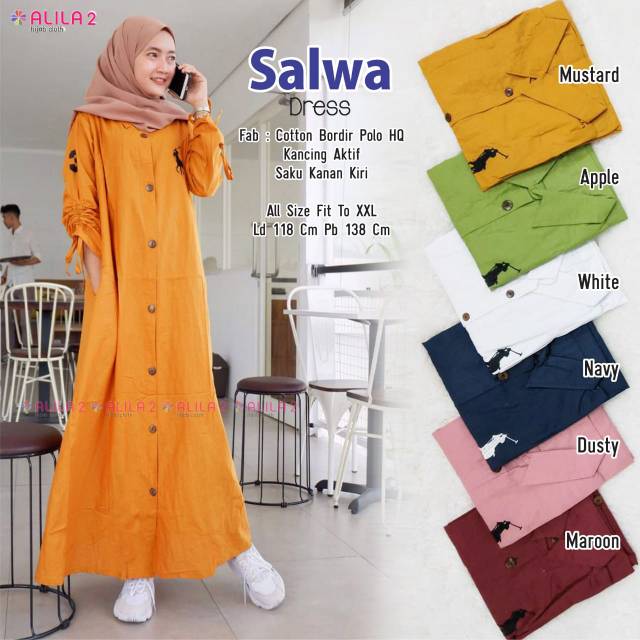 Gamis katun jumbo ld 120 xxxl xxl busui