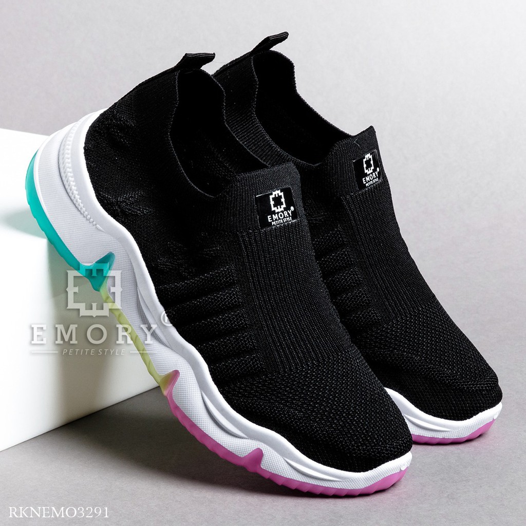 LINKSBANDUNG - EMORY Flexknit Rainbow Sneakers RKNEMO3291 Sepatu Sneaker Wanita Rajut Original