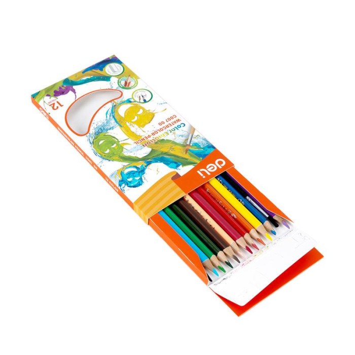 

WARNAPENSIL- DELI EC00700 PENSIL WARNA-PAINTING 12C -PENSIL WARNA