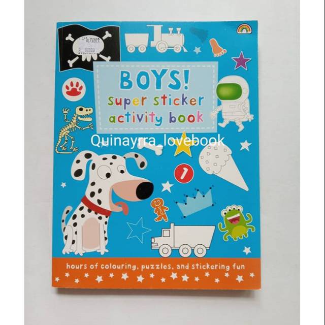 

Boys ! Super Sticker Activity Book