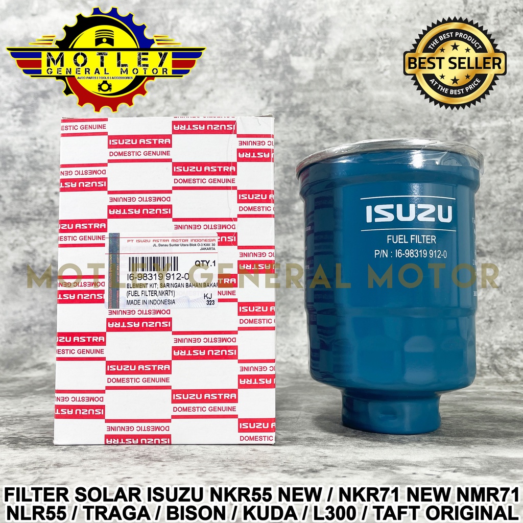 Jual FUEL FILTER SOLAR SARINGAN BAHAN BAKAR ISUZU NHR55 NHR 55 NKR55