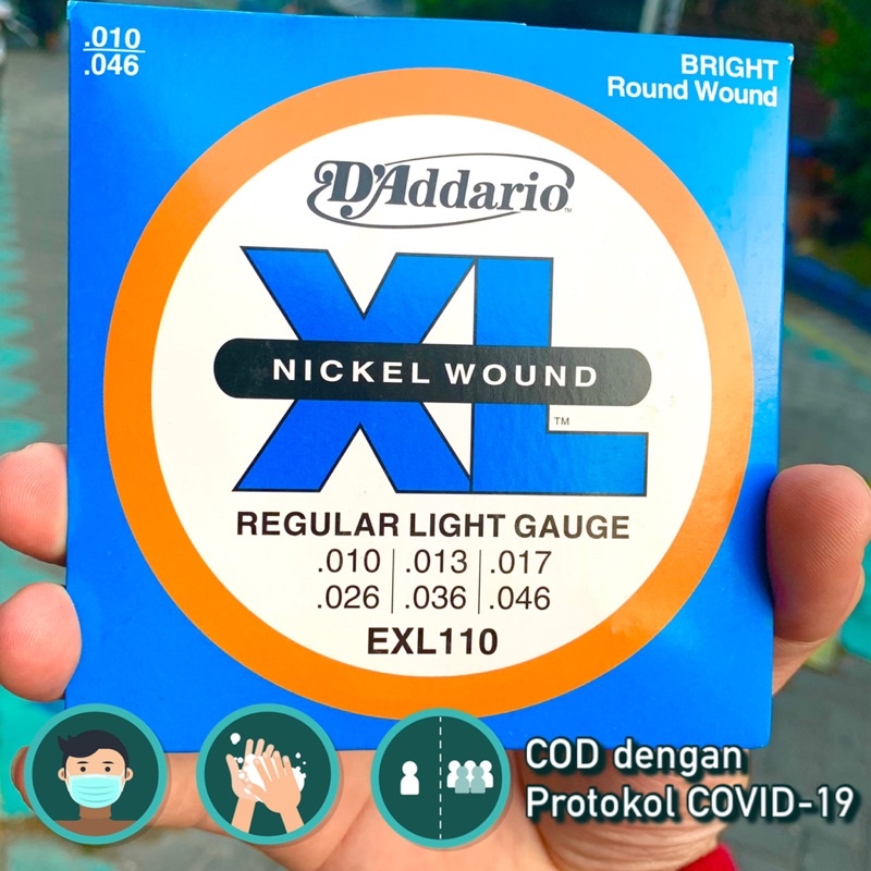Senar Gitar D'Addario Elektrik Listrik
