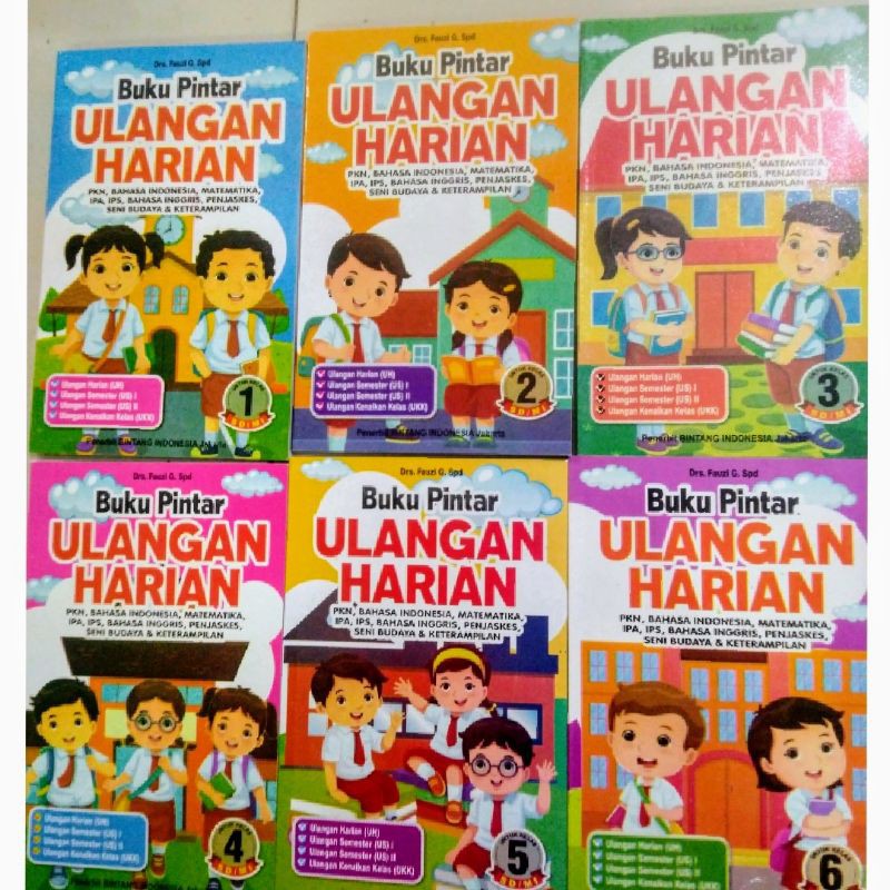 BUKU PINTAR ULANGAN HARIAN ( KELAS 1-6 )