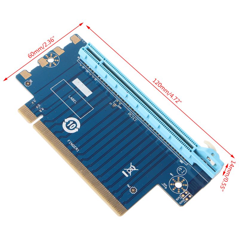 Kaos Btsg90° Pcie 16X PCI-E Graphics Card PCI Untuk Express Riser Adapter PCI-E Steering Ca