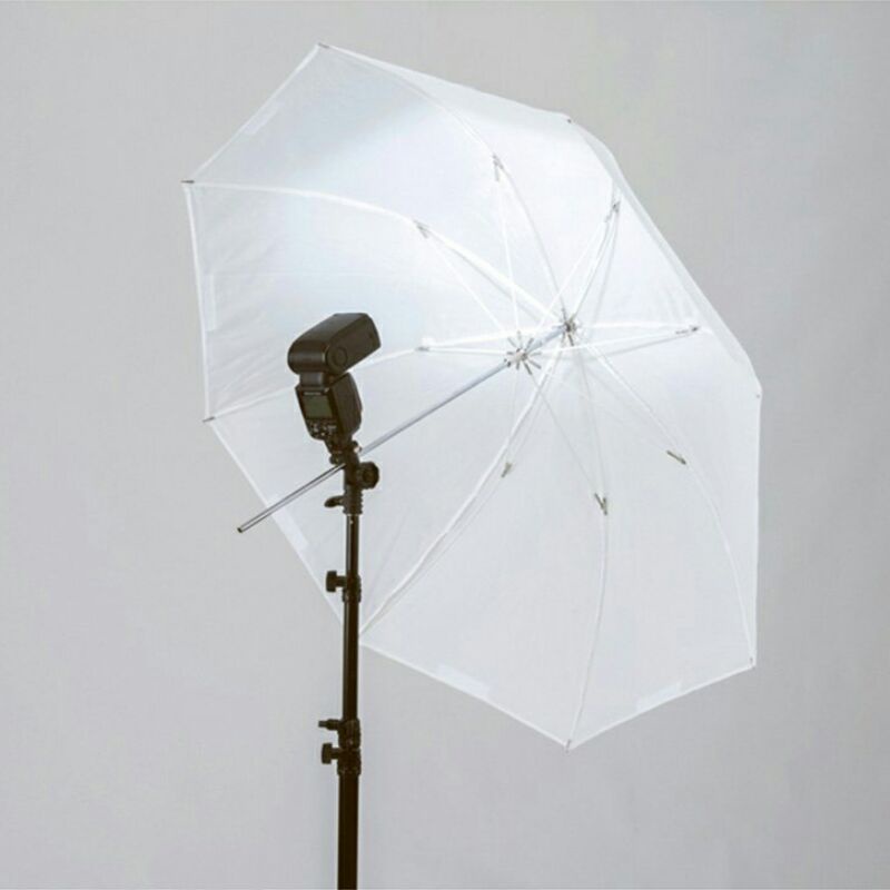 Payung Soft Umbrella Fotografi Studio 84Cm + Bohlam 45W TaffStudio P90L