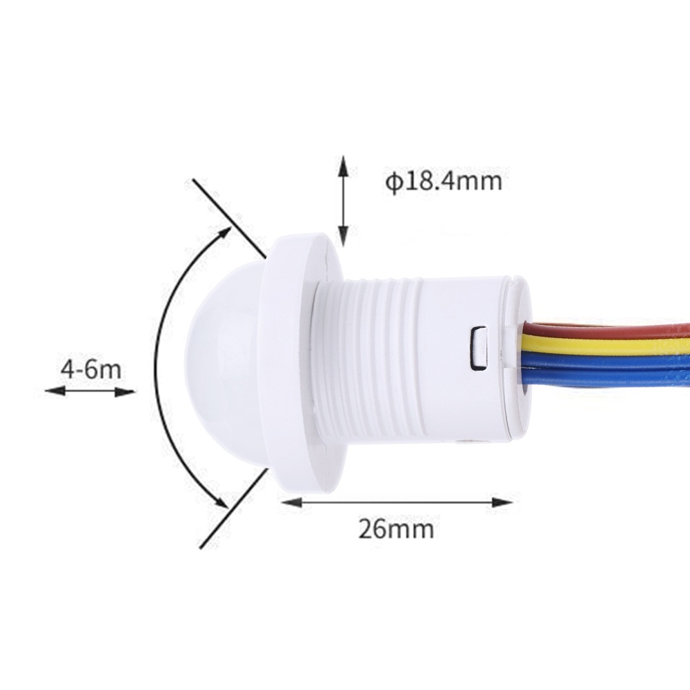 Lampu Malam LED Dengan Sensor Induksi Tubuh Manusia Inframerah Auto Off