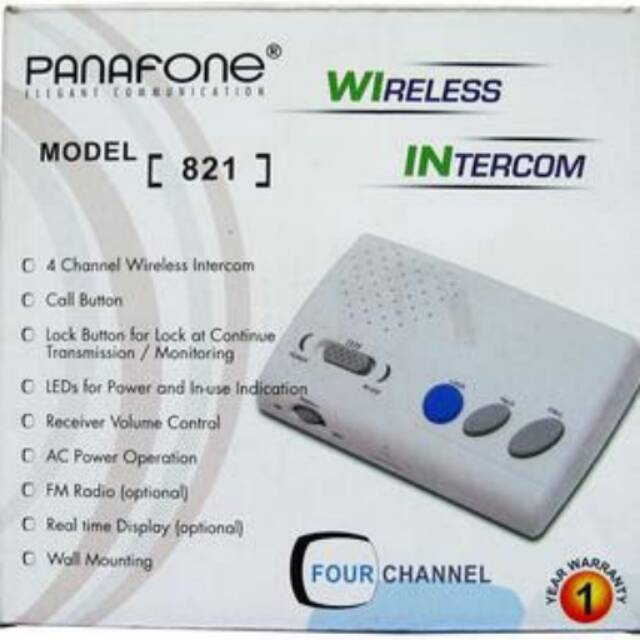 Intercom PANAPHONE (Per Unit) - Interphone Wireless #Best Product &amp; High Quality  #ORIGINAL