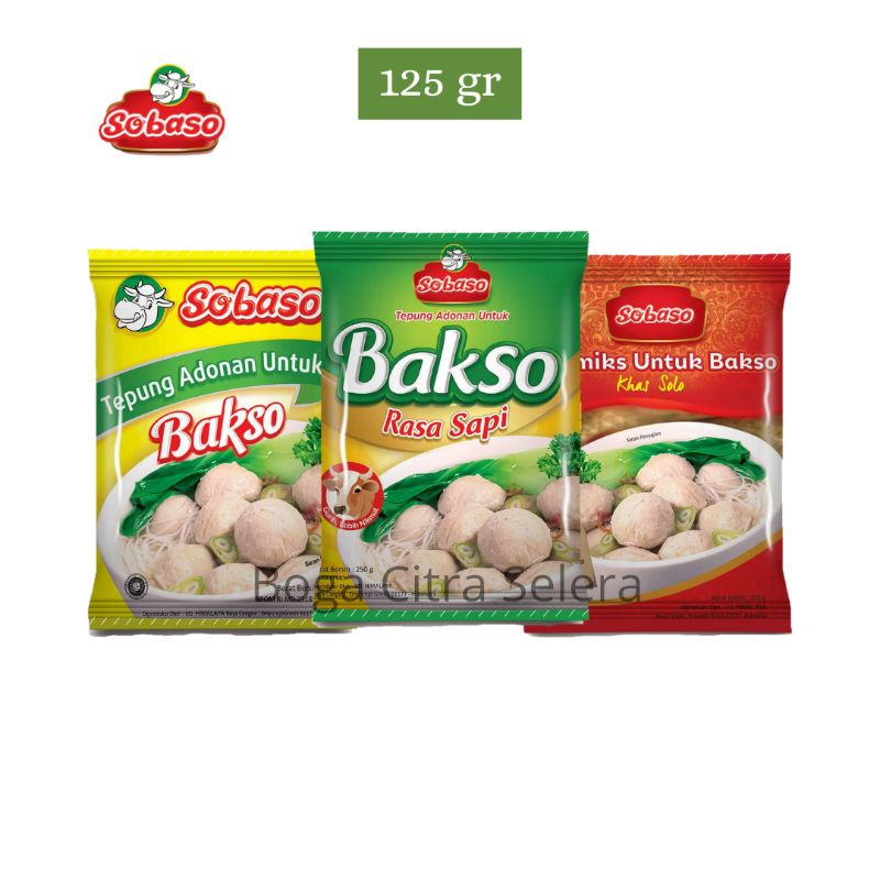 Tepung Adonan Untuk Bakso 125gr (Sudah ada Bumbu)