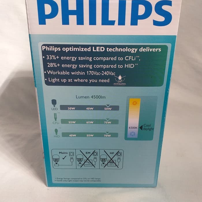 Lampu LED Philip Philips 50 Watt Paling Terang Model Tabung