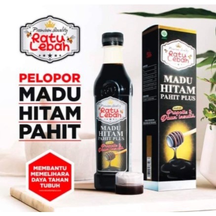 

Madu Hitam Pahit Ratu Lebah plus Propolis Trigona & Daun Insulin