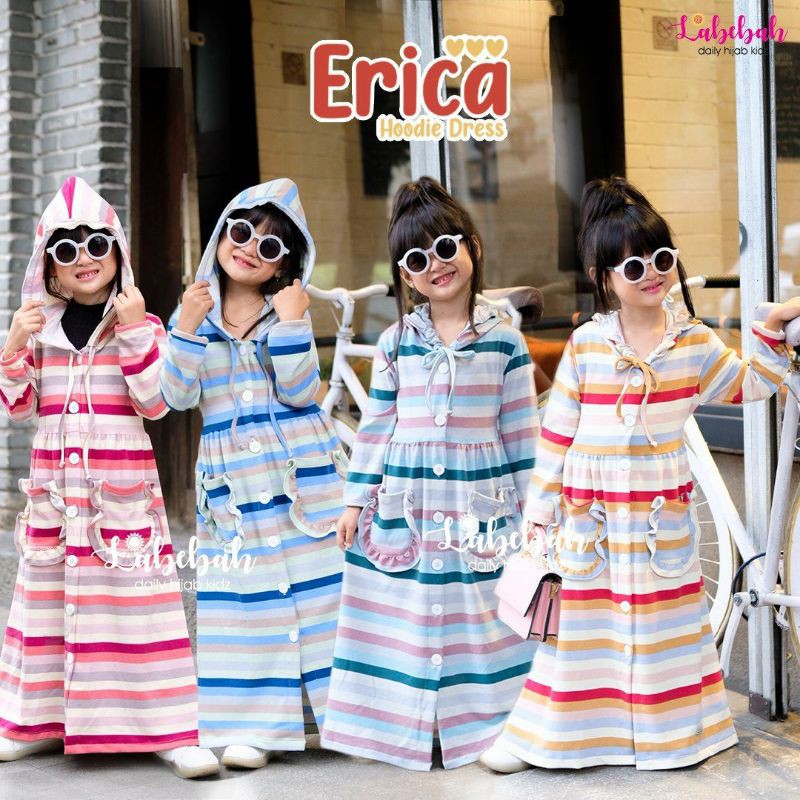 Hoodie Dress Anak Erica By Labebah
