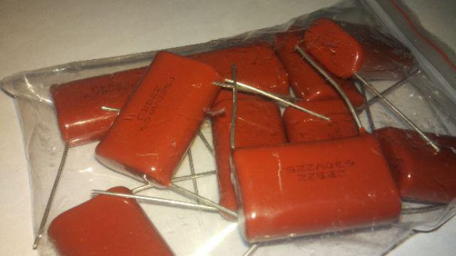 10pcs Kapasitor Film Cbb Polypropylene 2.2uf  630v Pitch 27mm