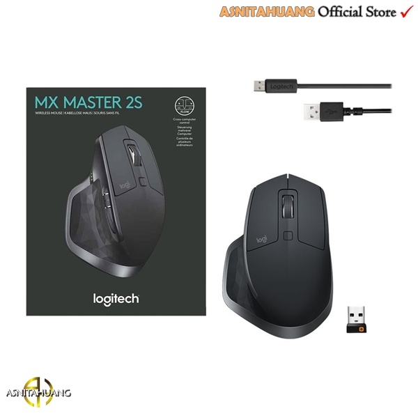 LOGITECH MX MASTER 2S WIRELESS &amp; BLUETOOTH MOUSE