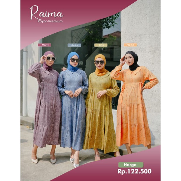 RAIMA MIDI DRESS - GHINA FASHION