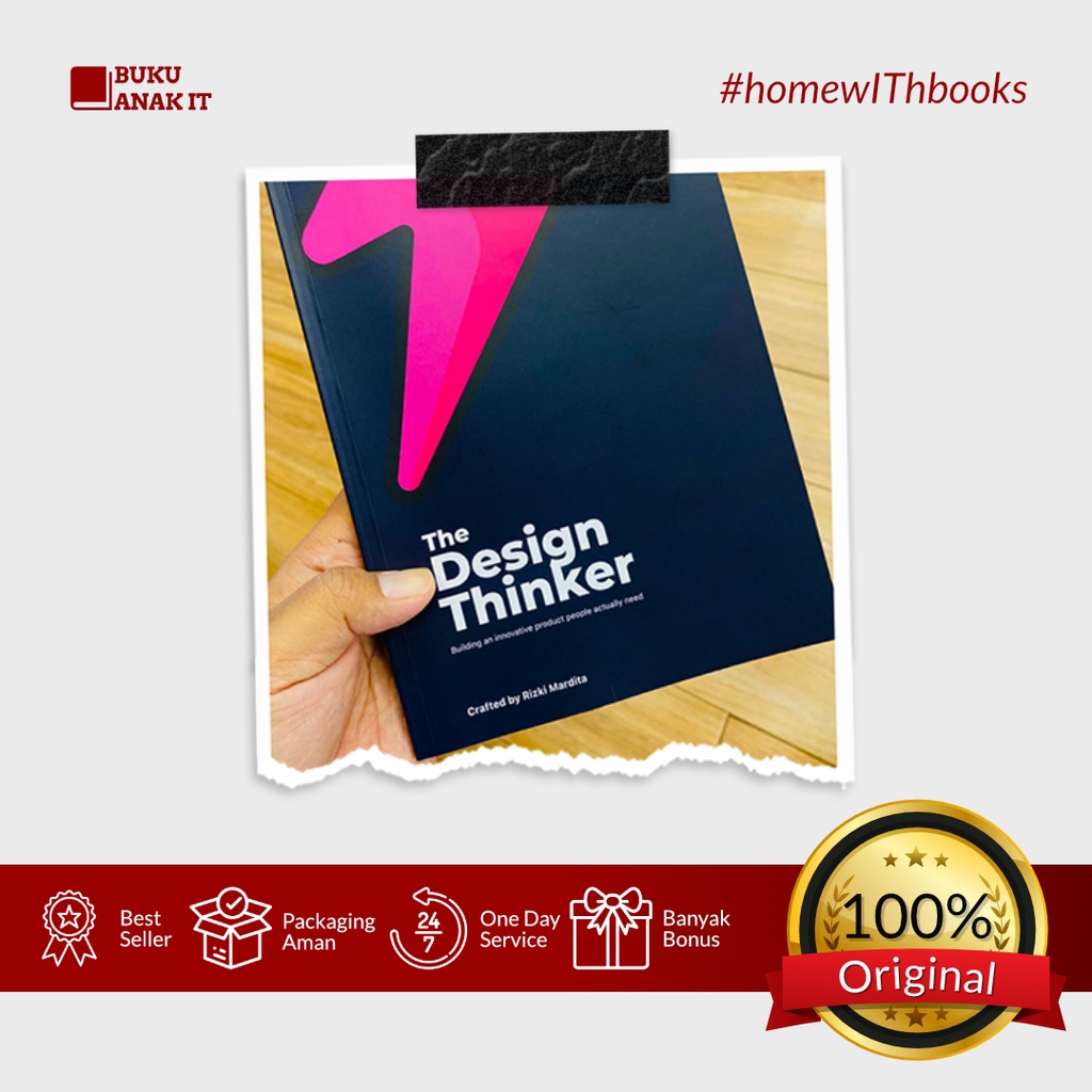 BUKU THE DESIGN THINKER COCOK UNTUK PEMULA BAHASA INDONESIA FULL COLOR