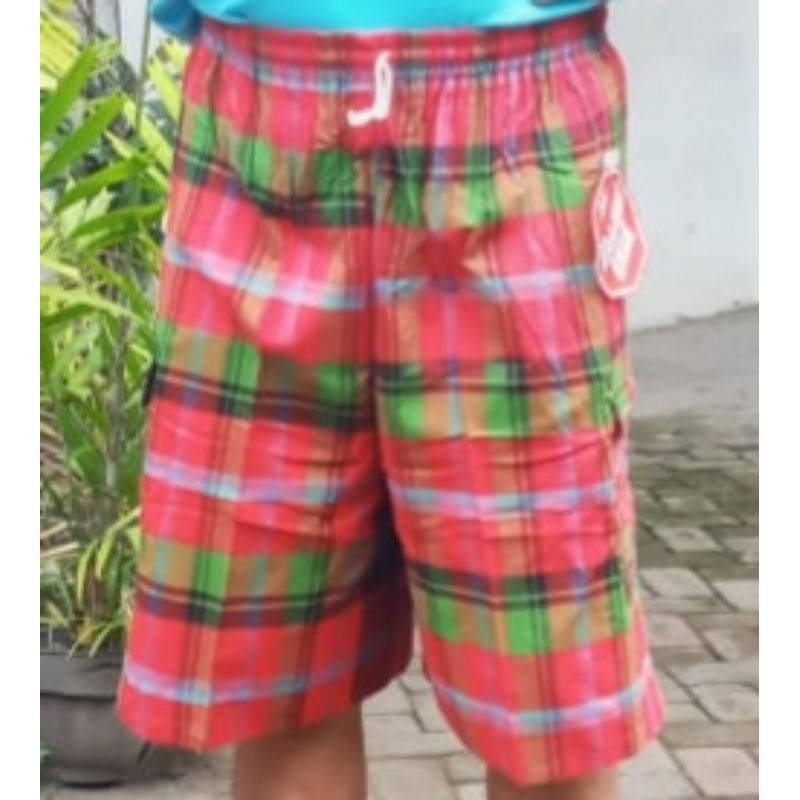 Celana Kolor Motif Kotak