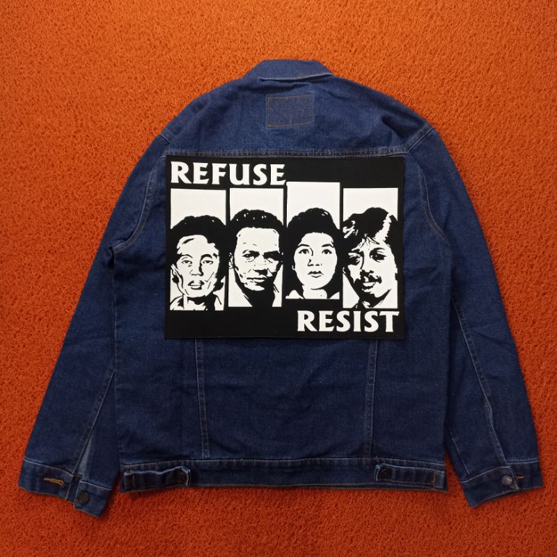 BACKPATCH  REFUSE RESIST SABLON BEST QUALITY