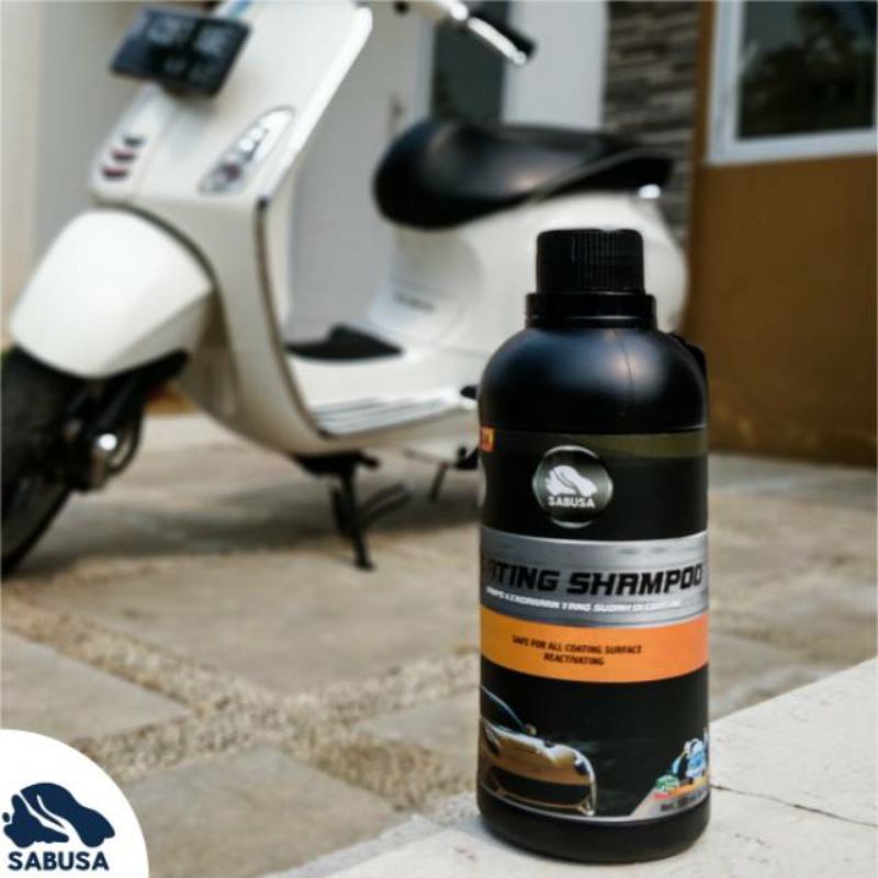 SABUSA coating shampoo sampo perawatan mobil motor helm yg sudah di nano ceramic coating