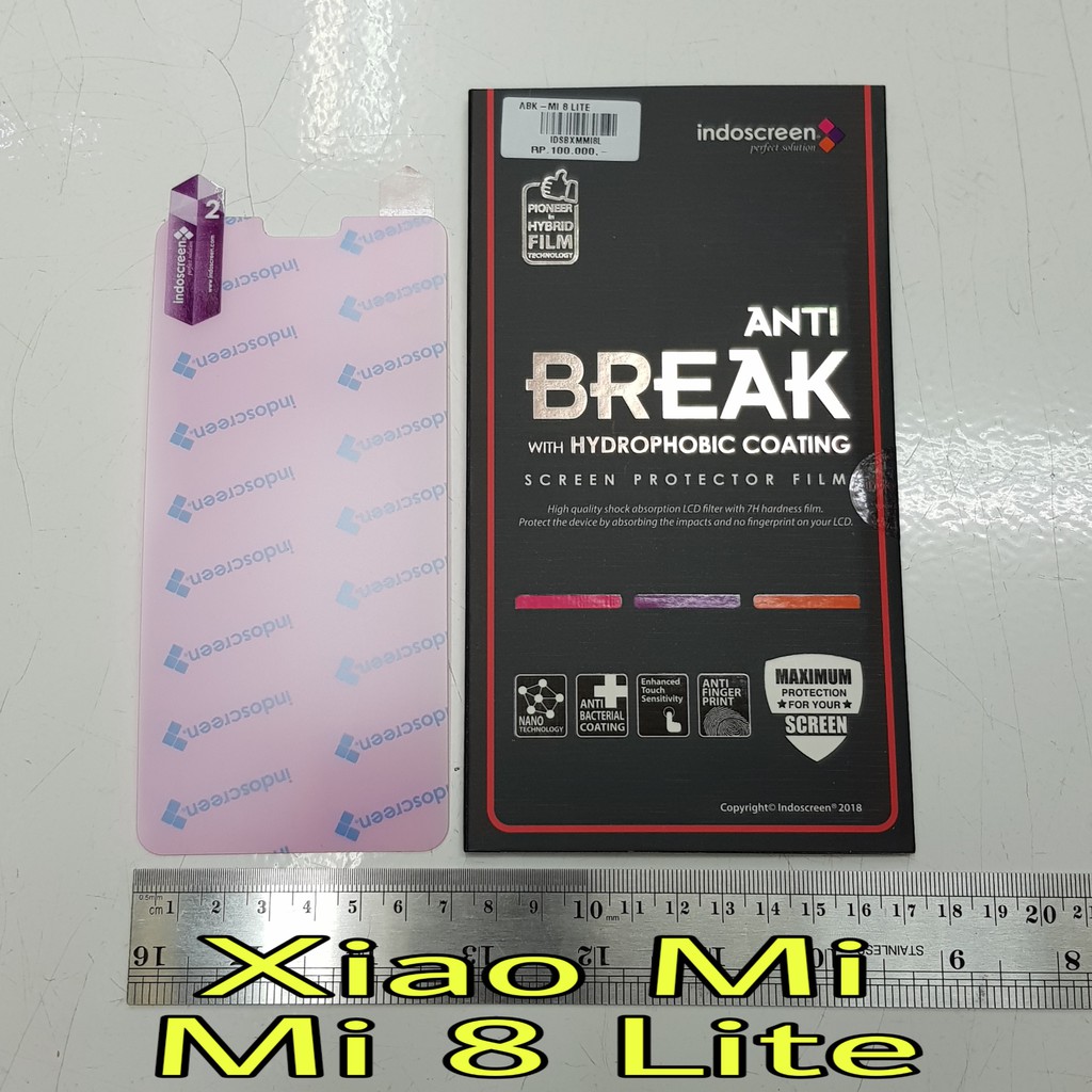 ANTI GORES INDOSCREEN ANTI BREAK XIAO MI XiaoMi Mi 8 Lite