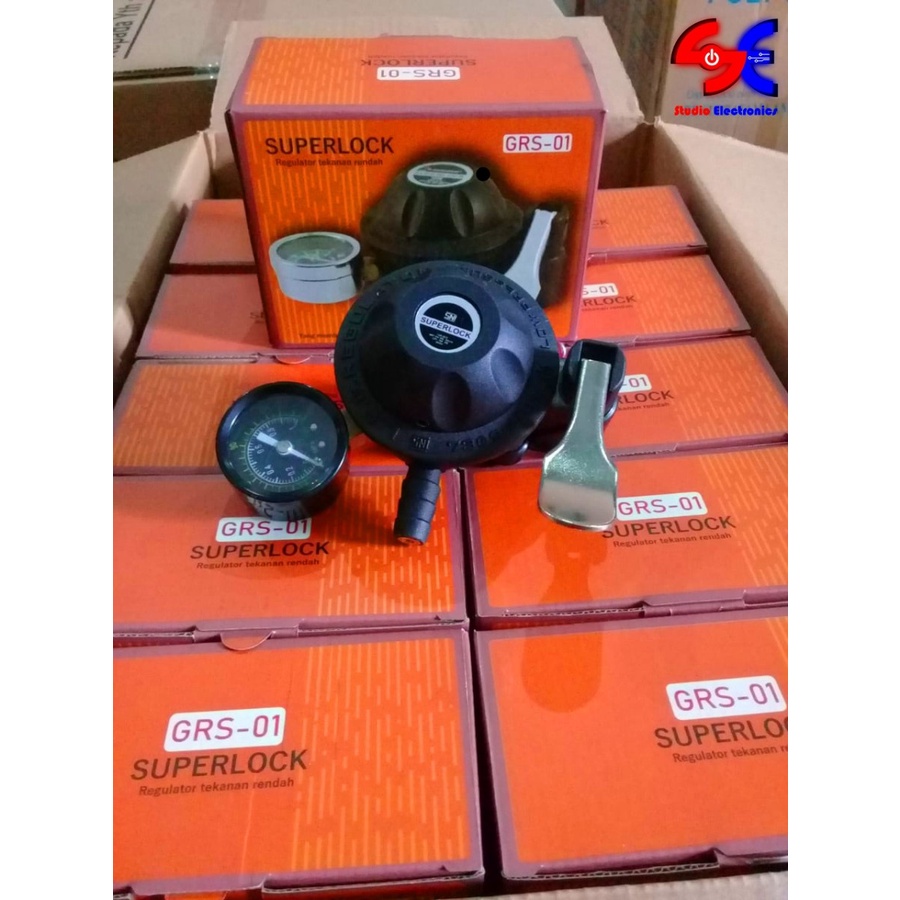 Regulator Gas LPG/Regulator Superlock Gascomp GRS - 01 Terbaru