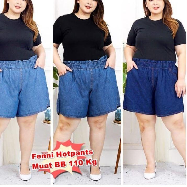 Muraaaahh.. HOTPANS JEANS JUMBO/CELANA PENDEK WANITA MUAT BB 100kg