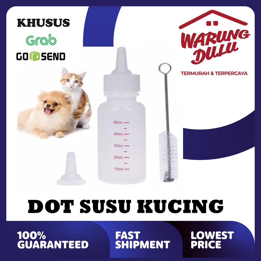 BOTOL Susu Anjing/Kucing/Kelinci + Dot (GOSEN / GRAB)