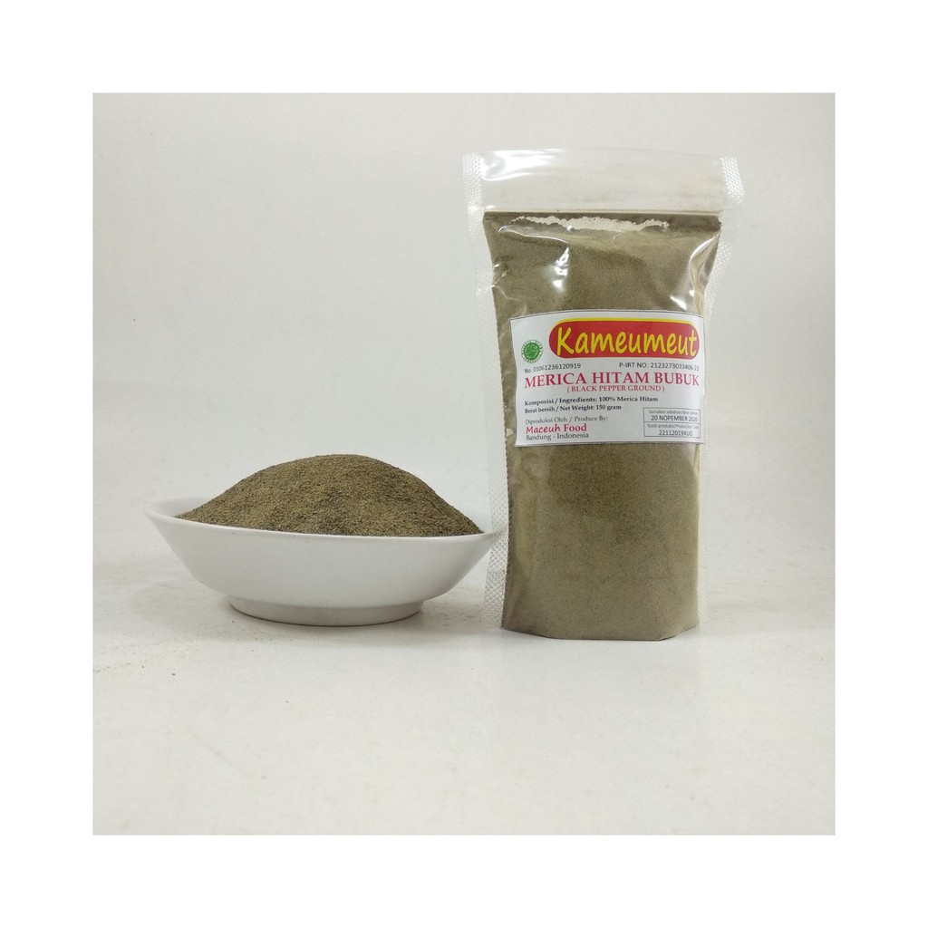 

Merica - Lada Hitam Bubuk Kameumeut 150 gram