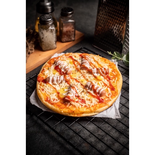 

Pizza sosis keju premium