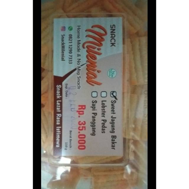 

Snack Milenial Rasa Sweet Jagung Bakar