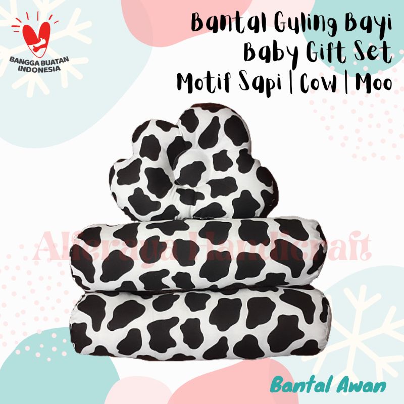 Bantal Guling Bayi / Baby Gift Set Newborn / Kado Bayi-Sapi awan