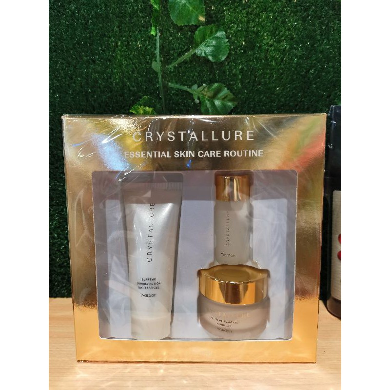 crystallure trial kit essential skin care routine