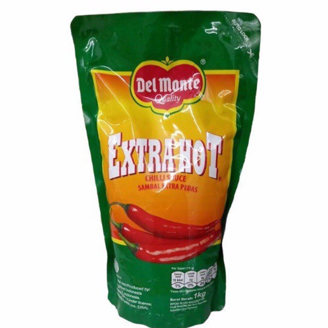 Del Monte Sambal Extra Pedas / Chilli Sauce Extra Hot 1kg