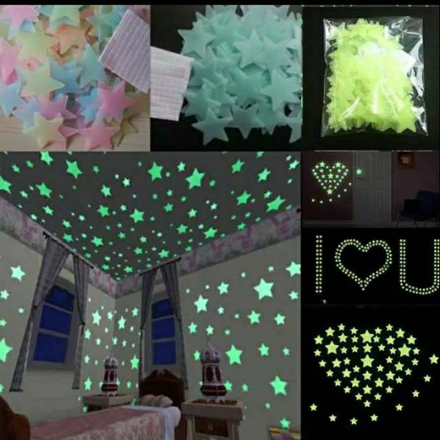 wall sticker 3D glow in the dark