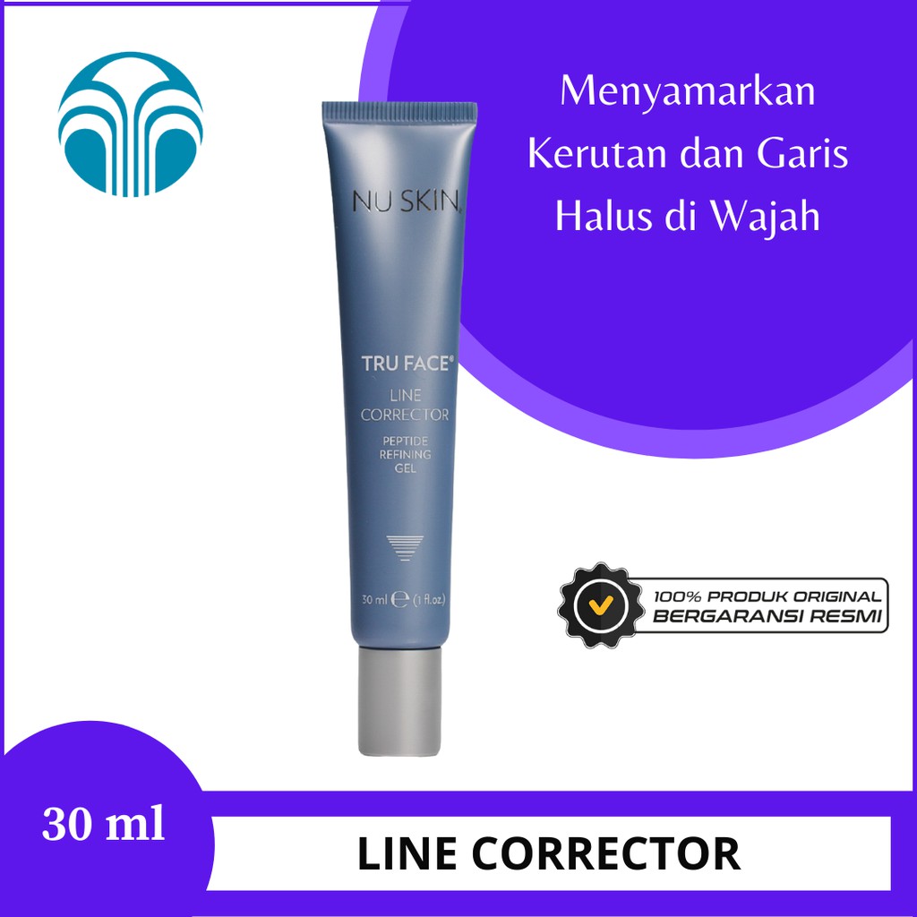 Tru Face Line Corrector 30 ml -  Perawatan Anti Aging Premium / Menyamarkan Kerutan dan Garis Halus 