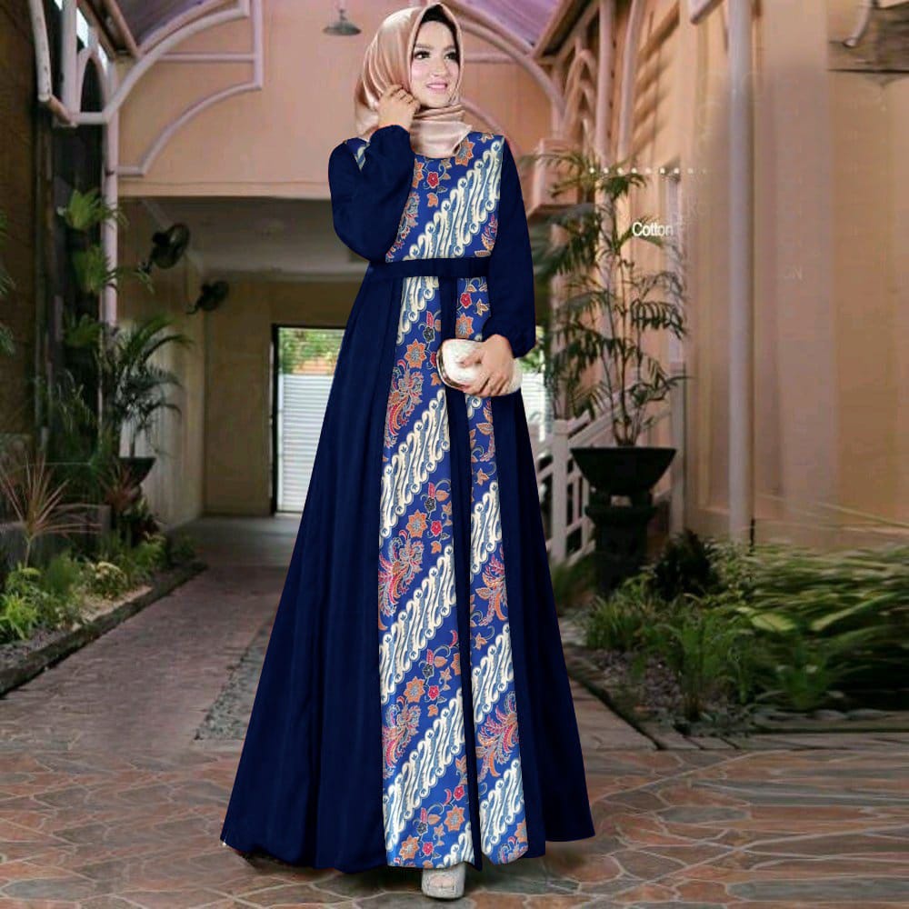 Maxi Safitri Batik / Maxi Dress Safitri / Bisa COD