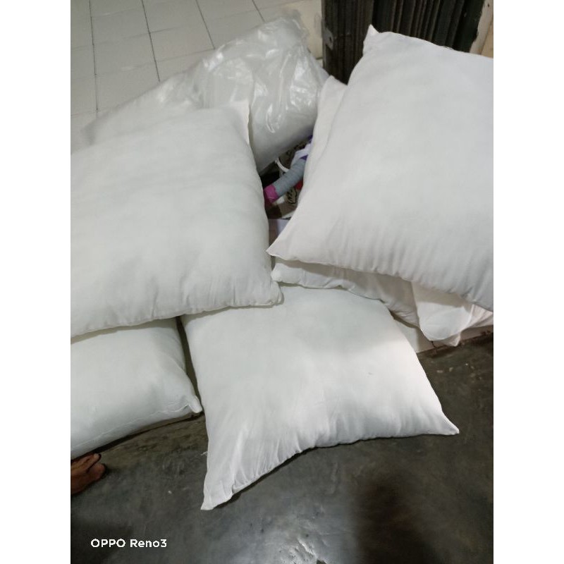 Bantal Lantai Kotak Jumbo Ukuran 70x70 Dakron Pree Sarung