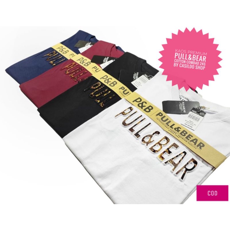 KAOS PRIA PULL&BEAR/PREMIUM/MIRROR ORIGINAL