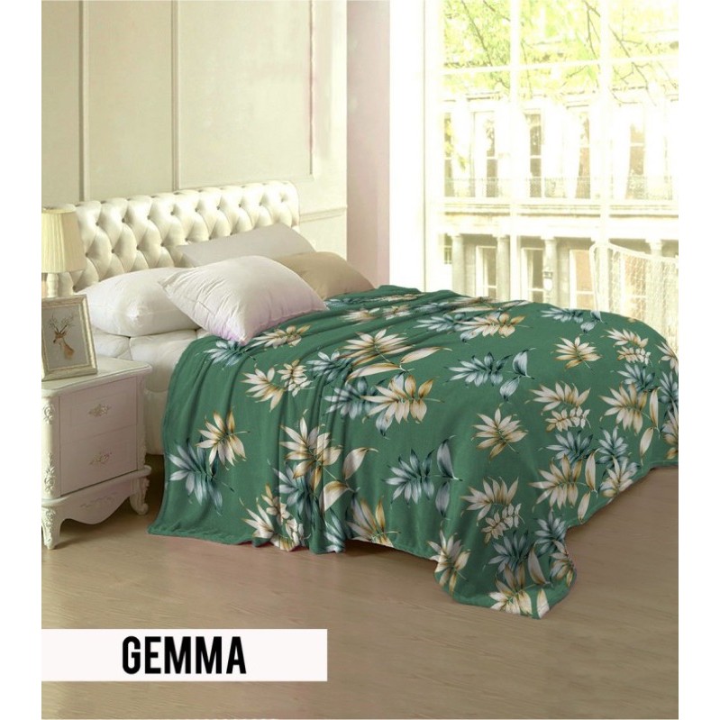 Selimut Lady Rose Terlaris bulu halus uk. 160x200 motif minimalis Stacko Glory Aquatic Roman Celine-Gemma