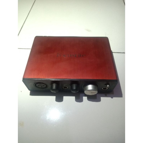Soundcard Focusrite Scarlett Solo Bekas