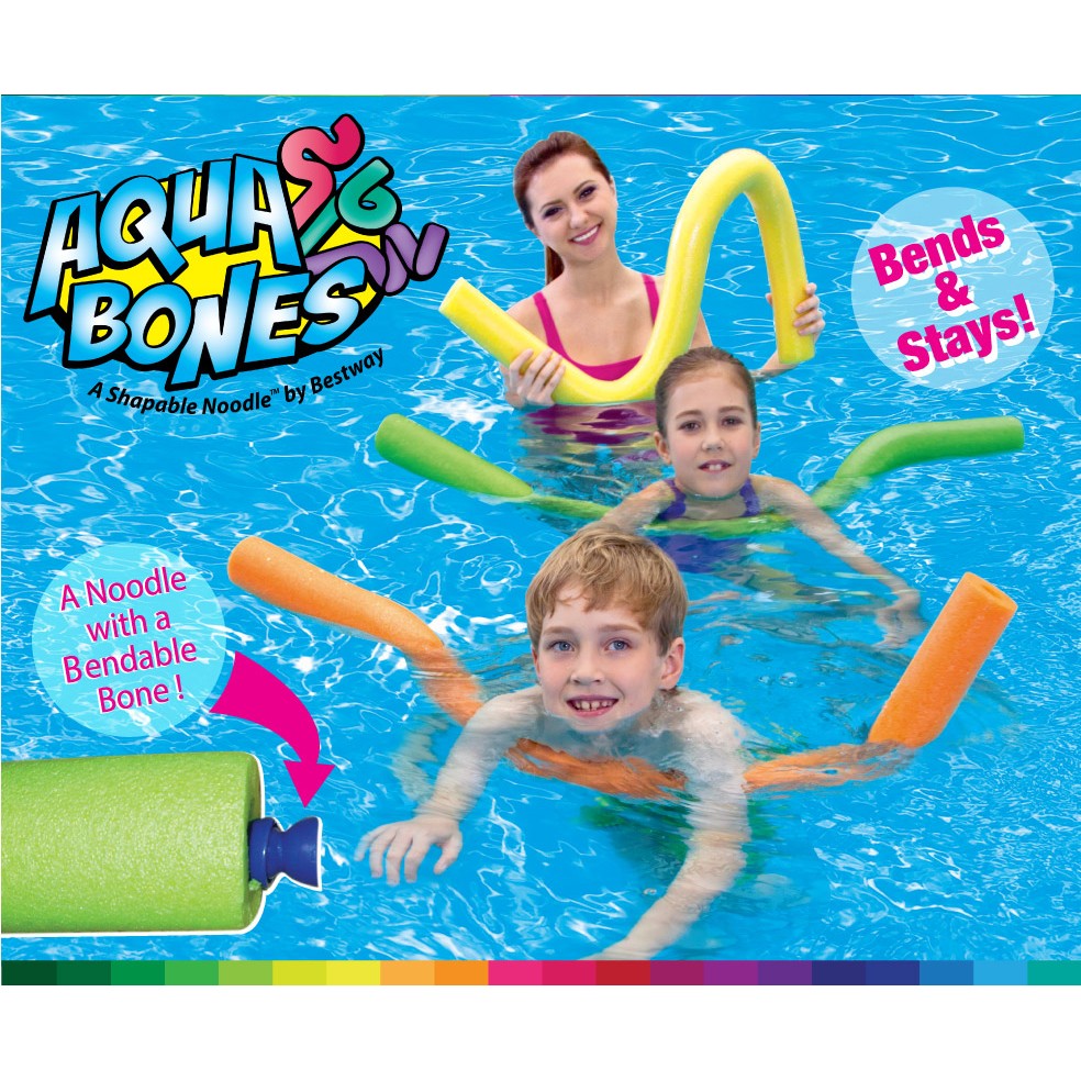 Aqua Bones Pool Noodle Bestway Tiang panjang untuk di kolam renang Aquabone Bestway Bisa Di Bengkok Di Tekuk