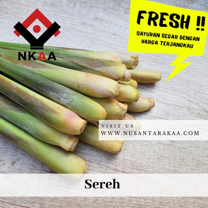 

Sereh kemasan 1kg