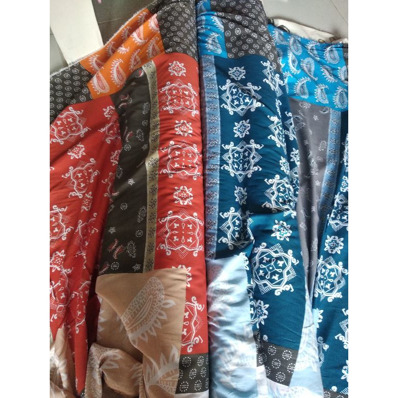katun rayon motif kiloan murah