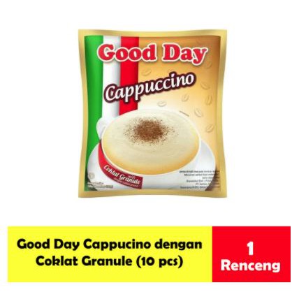 

Good Day Cappuccino 25GR x 10 Pcs Pasar Segar Depok