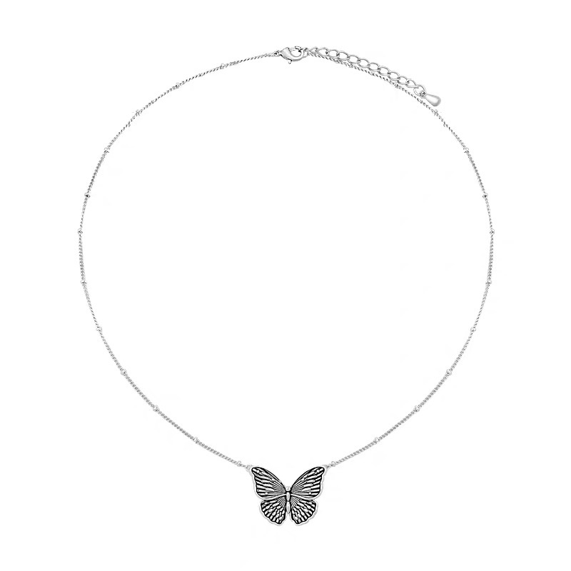 Butterfly Kalung Rantai Klavikula Desain Kupu-Kupu Untuk Aksesoris