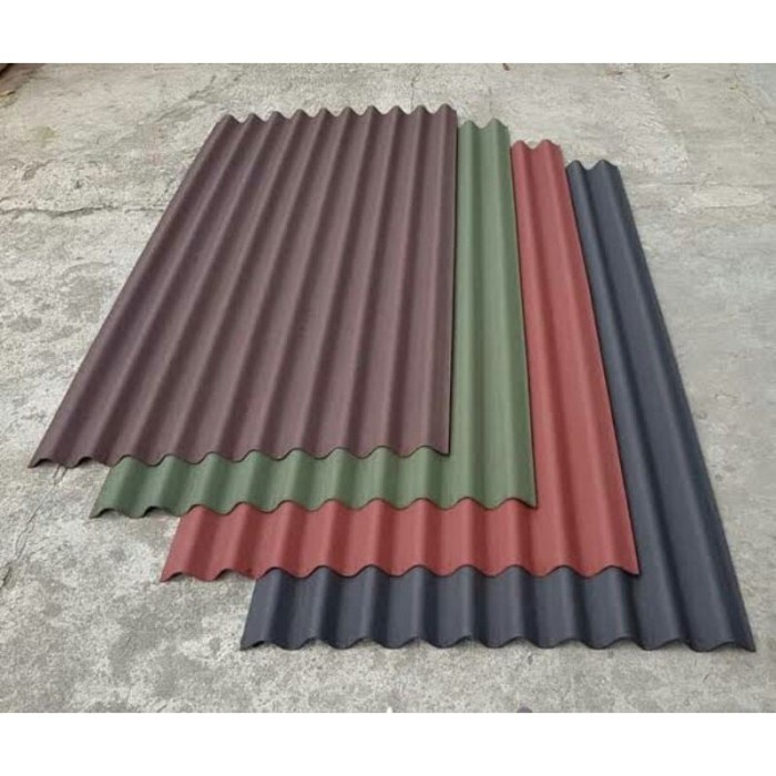 Onduline Genteng Tile Atap Bitumen Onduline Classic 200x95 cm